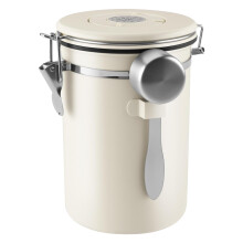(1.8L) Stainless Steel Coffee Storage Container with Spoon