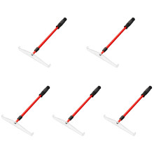 5Pièces Manche Télescopique Rouge Confortable Pour Ramassage De Jetons