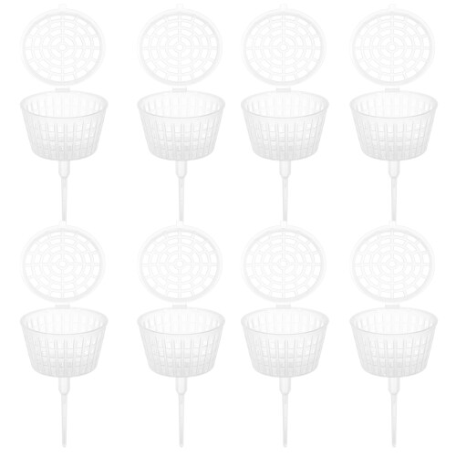 20Pièces Boîte Engrais PP Transparente Pour Bonsai Fleurs Orchidées 2