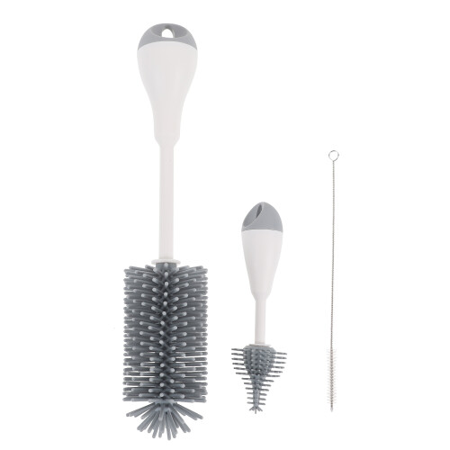 24Pièces Brosse Nettoyage Long Silicone