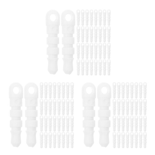 300Pièces Bouchons Blancs 3,5mm PVC Pour Appareils Mobiles
