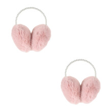 2Pièces Cache-Oreilles Rose En Pour Garder