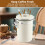 (1.8L) Stainless Steel Coffee Storage Container with Spoon 3