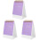 3Pcs Small Desk Calendar 2024 Paper Office Note & Schedule 1
