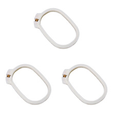 3Pcs Beige Embroidery Hoops ABS Plastic Durable Craft Frames