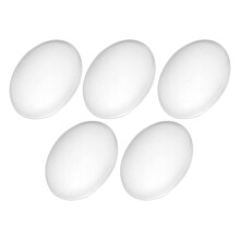 50Pièces Cabochons Ovales En Verre Transparent Durables Pour