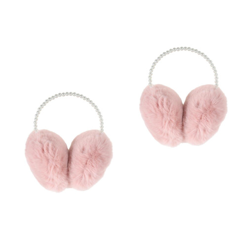 2Pièces Cache-Oreilles Rose En Pour Garder 1