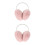 2Pièces Cache-Oreilles Rose En Pour Garder 3