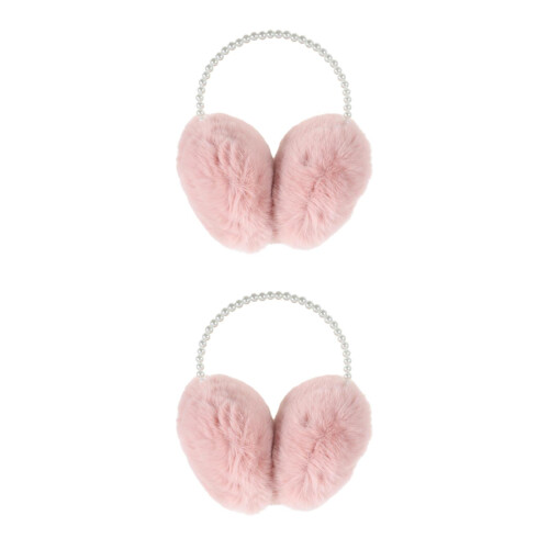 2Pièces Cache-Oreilles Rose En Pour Garder 2