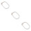 3Pcs Beige Embroidery Hoops ABS Plastic Durable Craft Frames 9