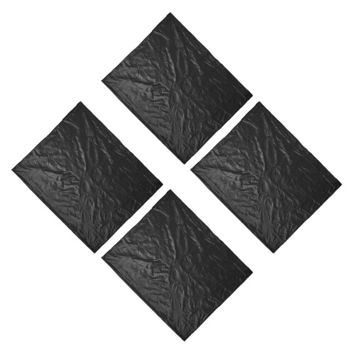 4Pcs Black Cloth Splashproof Covers for Billiard Pool Table Protection 2