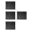 4Pcs Black Cloth Splashproof Covers for Billiard Pool Table Protection 6
