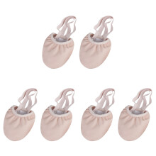 3Paires Chaussures À Doigts Beige Pour Danse Yoga Jazz Modern Dance