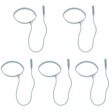 5 Pieces Glue Rings For Eyelash Extensions Silicone Tweezer Holder