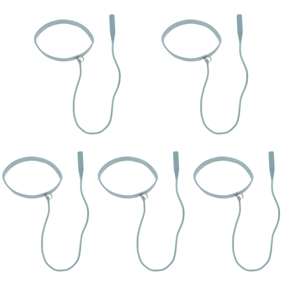 Totority 5 Pieces Glue Rings For Eyelash Extensions Silicone Tweezer Holder