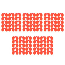 500Pcs Red Pinless Peepers for Chickens Lightweight & Protective