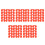 500Pcs Red Pinless Peepers for Chickens Lightweight & Protective 1