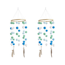 2 Pieces Wind Chimes Hanging Ornaments Backyard Decorations Outdoor