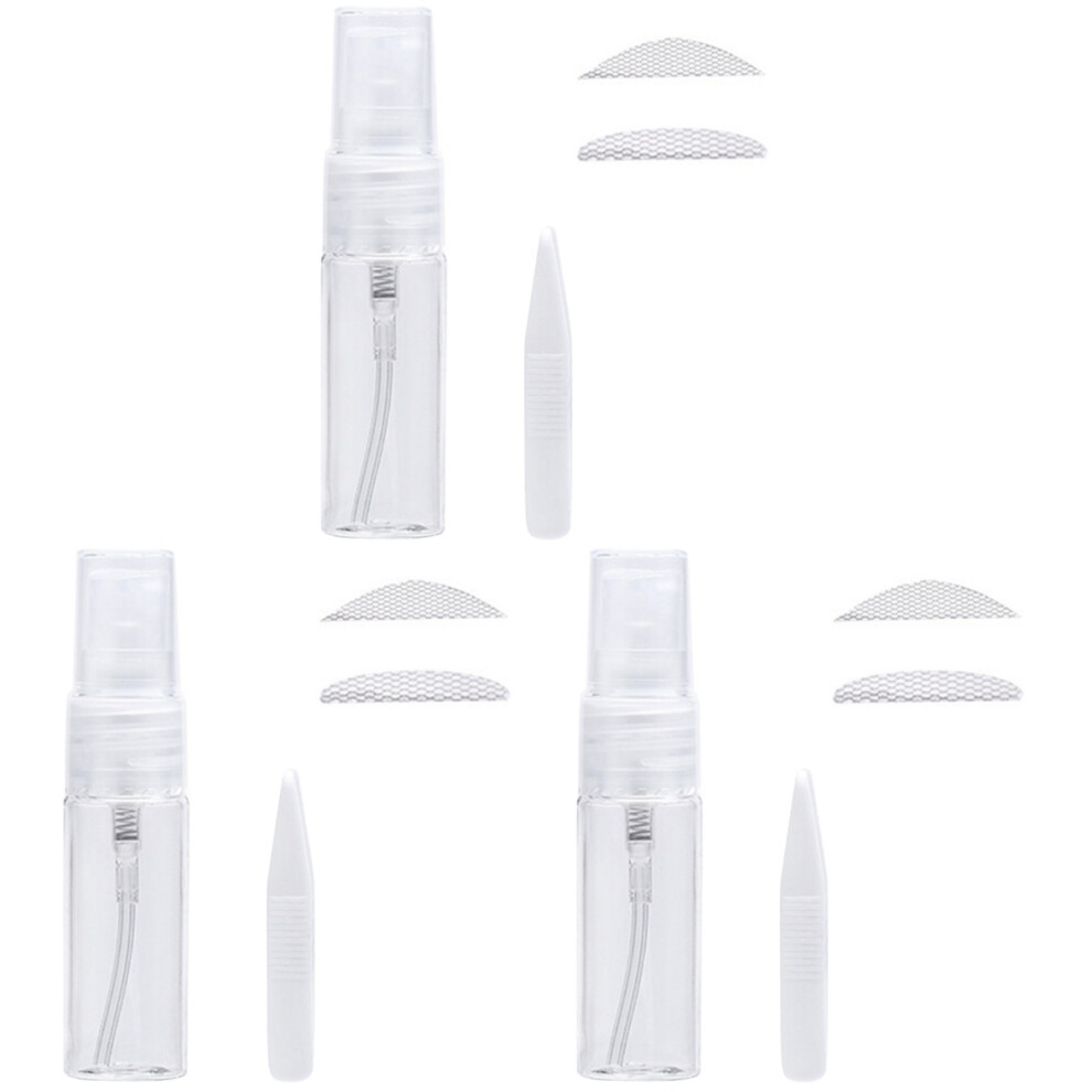 Totority 3Packs Traceless Lace Double Eyelid Sticker Thin Transparent For Women