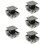 5Pcs Keyless Push Button Latches Plastic Zinc Alloy for Cupboards 9