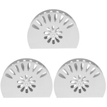 3Pcs Metal Napkin Holders for Paper Napkins Silver Kitchen Use