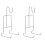 2Pcs Long- Iron Coffee Cup Stand Hanging Organizer 1