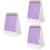 3Pcs Small Desk Calendar 2024 Paper Office Note & Schedule 6