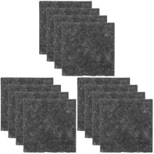 12Pcs Grey Nano Sparkle Cloth for Auto Scratch and Paint Repair