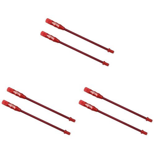 6Pcs Red Tubes Flexible Durable Elastic Bike Brake