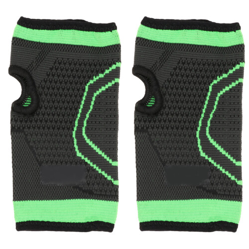 6Pièces Poignet Vert Compression Protection Main Sport