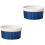 2Pièces Bols Céramiques Bleus Polyvalents Pour Dessert Et Cuisson 3