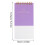 3Pcs Small Desk Calendar 2024 Paper Office Note & Schedule 10