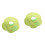 2Pcs Green Cloth Pet Collar Soft Durable Elizabethan Cone for 4