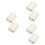 6 Pcs White Cupboard Door Closer 6