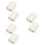 6 Pcs White Cupboard Door Closer 7