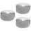 3Sets Silver Shock-Absorbent Handlebar Tape Nonslip Wrap for Bicycle 6