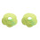 2Pcs Green Cloth Pet Collar Soft Durable Elizabethan Cone for 1