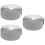 3Sets Silver Shock-Absorbent Handlebar Tape Nonslip Wrap for Bicycle 7