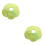 2Pcs Green Cloth Pet Collar Soft Durable Elizabethan Cone for 6