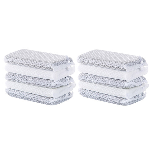 30Pcs Durable Sponge Scouring Pads for Dishwashing Easy to Squeeze
