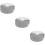 3Sets Silver Shock-Absorbent Handlebar Tape Nonslip Wrap for Bicycle 9