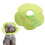 2Pcs Green Cloth Pet Collar Soft Durable Elizabethan Cone for 8