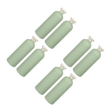 8Pcs Small Travel Bottles Leakproof Lotion Shampoo Containers Green