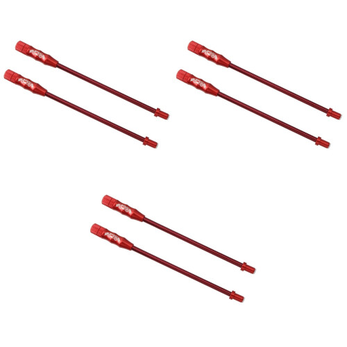 6Pcs Red Tubes Flexible Durable Elastic Bike Brake 2