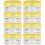 72Pcs Lightweight Yellow Plastic Face Cream Jars for Travel Use 3