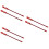 6Pcs Red Tubes Flexible Durable Elastic Bike Brake 7