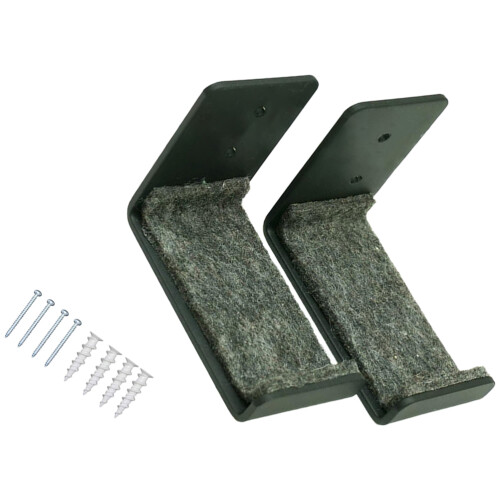 6Pcs Sturdy Metal Snowboard Wall Mount Holder -Saving Rack 1
