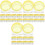 72Pcs Lightweight Yellow Plastic Face Cream Jars for Travel Use 4