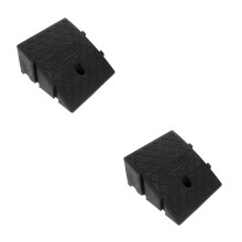 2Pcs Black Plastic Car Sill Protector Portable Ramps for Home Use