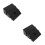 2Pcs Black Plastic Car Sill Protector Portable Ramps for Home Use 1
